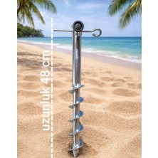 Botanik Ticaret Metal Şemsiye Kazığı 48 cm