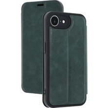 TeknoKapsül Apple iPhone 16E Kılıf Flip Cover - Koyu Yeşil
