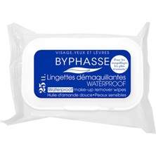 Renas Store Byphasse 2'li Paket Su Geçirmez Makyaj Temizleme Mendilleri, Hassas Ciltler Için, 25 Adet
