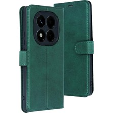 TeknoKapsül Xiaomi Redmi Note 15 4g Trend S Plus Kapaklı Kılıf - Yeşil