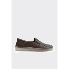 Derinet Hakiki Deri Kadın Loafer