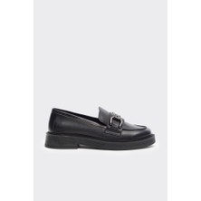 Derinet Tokalı Kadın Hakiki Deri Loafer