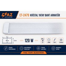 Cata CT-2479 Kristal Yatay Bant Armatür 120W 6400K