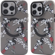 TeknoKapsül Apple iPhone 13 Pro Kılıf Apollo Magneticsafe Desenli Kapak - Apollo Siyah - 3