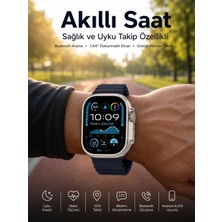 TeknoKapsül Akıllı Saat Bluetooth Bağlantılı Nfc ve Gps Uyumlu Nabız Ölçer Sesli Görüşme Yeni Nesil