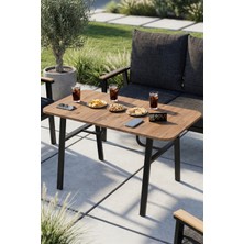 Solmazlar Online Bahçe Masası Ahşap Balkon Teras Cafe Masa Modern Dış Mekan Masa 9832 Atlantik Çam (Sadece Masa)