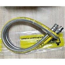 TeknoKapsül 50CM Flex Doğalgaz Hortumu Çelik Örgülü