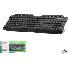 Hadron Nodar ND864 Kablosuz Multimedya Klavye Smart Tv Uyumlu - Siyah