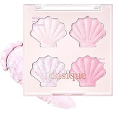 Renas Store Dasique Çok Boyutlu Işıltı Sunan Jel Aydınlatıcı Shine Glowy Highlighter Palette #01 Twinkle Mermaid