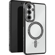 TeknoKapsül Samsung Galaxy S25 Edge Joke Simli Magneticsafe Kılıf - Siyah