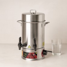 TeknoKapsül Elektrikli Çay Otomatı 4l Çift Musluk 1000W (40 Bardak)