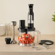 TeknoKapsül El Multi Blender Seti - 2 Hız, Paslanmaz Çelik Bıçak, 2 L Hazneli