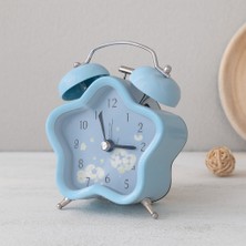 TeknoKapsül Çift Zilli Metal Masa Çalar Saat (8.8 Cm) - Pilli & Işıklı