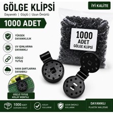 TeknoKapsül 1000 Adet Gölge Filesi Klipsi | Sera Filesi Sabitleme Klipsi | Güneşlik Örtü Klipsi | Yerli Üretim | Uv Dayanımlı