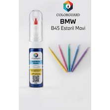 COLORGUARD BMW B45 Estoril Mavi Rötuş Boyası ve 5'li Rötuş Çubuğu Hassas Uygulama Seti