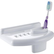 TeknoKapsül Buffer® Banyo Diş Macunu Diş Fırçası Tutacağı Bardağı Fırçalık Stand