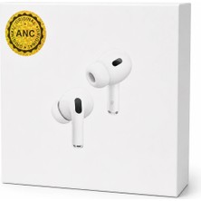 Pro 2 Anc Bluetooth Kablosuz Kulaklık iPhone Android Uyumlu Beyaz