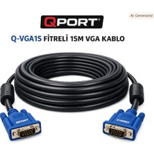 Egecen Qport Q-VGA15 15PIN Fıtrelı 15M Erkek Erkek Kablo