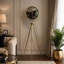 Egecen Gold Deluxe Aynalı Tripod 150 x 45 cm Ayaklı Saat