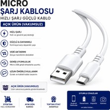Micro Şarj Kablosu Hızlı Şarj Güçlü Kablo (Vakumsuz Açık Ürün)