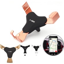 Havalandırma Oto Araç Içi Telefon Tutucu (Gold – Rose Gold) V-Mms