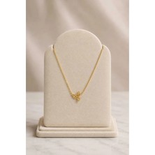 Mdm Style Minimal Origami Kuş Figürlü Gold Kolye