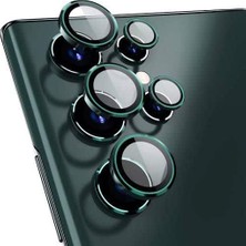 S24 Ultra / S23 Ultra Kamera Lens Koruyucu (Yeşil)