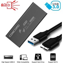 M2 Sata Ngff To USB 3.0 Harddisk Kutusu Concord C-898