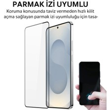 Xiaomi 15 – Xiaomi Antistatik Cam Tam Kaplayan Ekran Koruyucu (Parmak Izi)