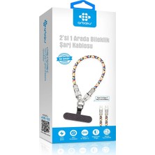 Arbaks ARB-133 2’si 1 Arada Bileklik Type-C Şarj Kablosu