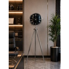 Egecen Krom Prestıge Aynalı Tripod 150 x 45 cm Ayaklı Saat