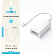 USB Den Lightning iPhone – iPad Flash Bellek Okuyucu Veltex VTX-508