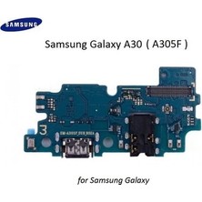Orj Samsung Galaxy A30 SM-A305F Şarj Kulaklık Soket Mikrofon Bordu