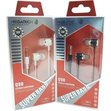 Mıknatıslı 3.5mm Jack Girişli Kablolu Kulaklık Megatech Q90