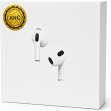 Air 3 Anc Bluetooth Kablosuz Kulaklık iPhone Android Uyumlu Beyaz