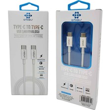 Pd 60W(20V/3.4A) Type-C To Type-C USB Şarj Kablosu VTX-073