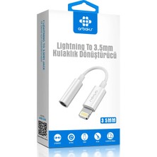 Lightning – 3,5 mm Kulaklık Jakı Adaptörü Arbaks ARB-505