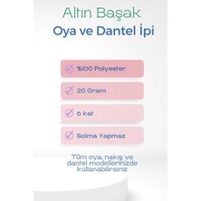 TeOra Store Altınbaşak Oya ve Dantel Ipi 20 gr - Royaleks - No: 793