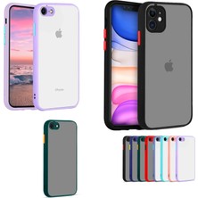 iPhone 12 Pro – Kılıf Huks Tam Korumalı Silikon Kılıf Kapak (Renkli)