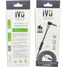 1.2 Metre L Tip Aux Ses Kablosu Ivotech