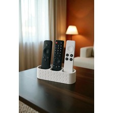 Filkorium3D 3 Bölmeli Modern Kumanda Düzenleyici Stand – Şık ve Pratik Organizer