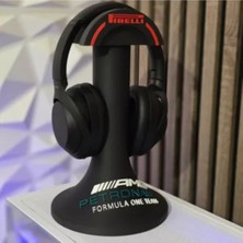 Belirtilmemiş Formula 1 Mercedes Takımı Logolu Renkli Kulaklık Tutucu Dekoratif ve Fonksiyonel