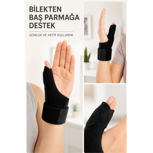 Senson Metal Destekli El Bilekliği Ateli Başparmak Destekli De Quervain Bilek Desteği - Lisinya