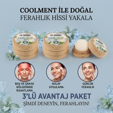 Hmd Bitkisel Coolment Doğal Kristal Mentol Taşı 3 Ad.- Baş, Şakak, Boyun ve Ense Için Ferahlatıcı ve Rahatlatıcı Bakım Taşı (Nane Yağı Özlü)