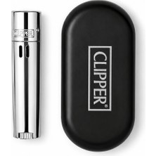 Onr Store Clipper Metal Gaz Dolumlu Turbo Çakmak Gümüş Özel Kutulu Premium Model