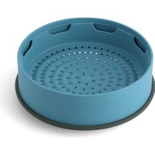 Greenpan Steamy Mavi 24 cm Buharda Pişirici | 24 cm Tencerelerle Uyumlu | Üst Üste Kullanılabilir |