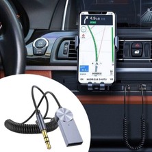 TeknoKapsül Buffer® Araba Için Bluetooth Aux Alıcısı Wireless Araç Kiti