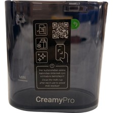 Arçelik Grundig KSM-6330 Uyumlu Yedek Espresso Makinesi Süt Kabı Plastik Haznesi