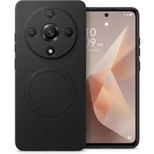 Bovinox Honor X9B Uyumlu Magsafe Özellikli Kamera Korumalı Premium Deri Görünümlü Kılıf