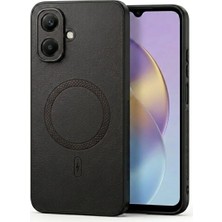 Bovinox Infinix Smart 10 Uyumlu Magsafe Özellikli Kamera Korumalı Premium Deri Görünümlü Kılıf